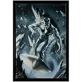 Marvel Rise Signed by Gabrielle Dell'Otto and Stan Lee Framed Fine Art Canvas [並行輸入品]