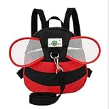 (ピーキー)Peigee 子どもがお出かけしたくなる　迷子防止 キッズ用 幼児 子供 用 リュック キッズ ベビー 幼稚園 リュックサック　かわいいいつばさ付き動物　象　蜂　男の子 女の子