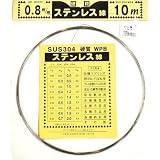 ダイドーハント:ハント 硬質ステンレス線 0.8mm×10m 10155896 型式:10155896