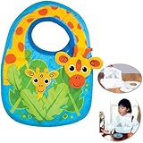 Sassyサッシー ファンタイム・ビブ (ジラフ) ★使い捨てエプロン（10枚）付き