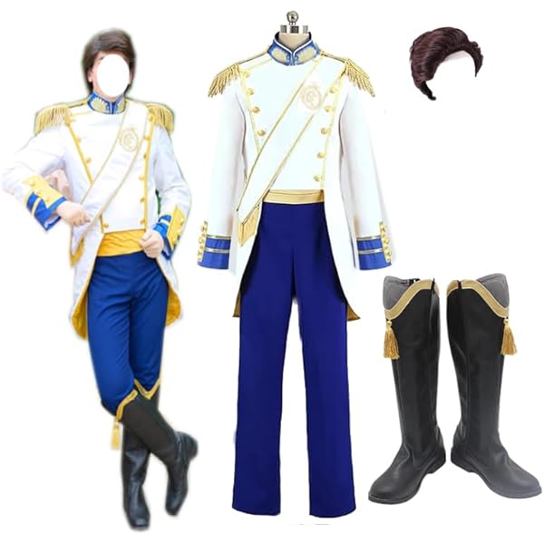 エリック王子 仮装 靴付き 164cm着用 Amazon.co.jp: ディズニー リトルマーメイド エリック コスチューム