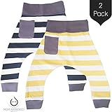 Kaydee Baby PANTS ユニセックス・ベビー カラー: イエロー