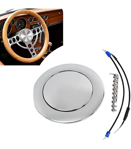 Amazon | 汎用 6穴 モモ用 ビレット アルミポリッシュ&メッキ ホーン Amazon | 汎用 6穴 モモ用 ビレット アルミポリッシュ&メッキ ホーン