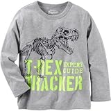 OSHKOSH(オシュコシュ) オシュコシュオリジナルグラフィックティ ヘザー トップス長袖Tシャツ 6ヶ月【並行輸入】