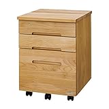 学習デスクワゴン ナチュラル アルダー 国産品 日本製 堀田木工所 ウインディ