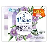 エリエール Puana(ピュアナ)ウエットティシュー 除菌99.99%アルコールタイプ つめかえ用42枚×3P