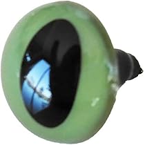 特大　キャットアイ　　グリーン　猫目石　珍品 Amazon | さし目・眼・鼻・手芸材料◇猫目 キャッツアイ12mm