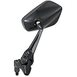 タナックス (TANAX) バイクミラー ナポレオン シャークミラー6 ブラック 防眩鏡(レイセーブ) 10mm 正・逆ボルト1個ずつ 左右共通 1本入り NA-013
