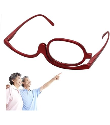 アイメイクアップメガネ　メイク　シングルレンズ　折りたたみ　化粧 Amazon.co.jp: アイメイクアップメガネ、シングルレンズ、折りたたみ式