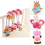 ベビーベッド車HangingベビーカーBell Rattle Mobile Musical Plush Toy Crib Revolves