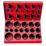 SIENOC 419個のゴムOリングシール配管ガレージの品揃えセットケース