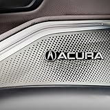 アキュラ 車ホーンのロゴステッカー 車のロゴ装飾ステッカー （10枚セト） 金属製の装飾ステッカー 車用ステッカーデカール 車エンブレム カッコいい 粘着式の車のロゴ 車の格を向上します