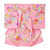 正絹 お宮参り着物 初着 のしめ 掛け着 お仕立て上がり品 女児 MJ01 鞠花 ピンク
