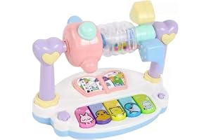 ピアノのおもちゃ まわしてクルクルサウンド楽しく学べる おもちゃ くるくる じゃらじゃら