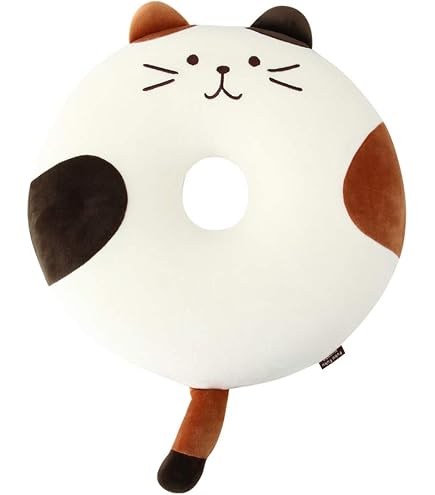 Amazon.co.jp: ULOVEJOY 円座クッション ドーナツ型 座布団 腰当 猫