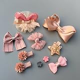 E-SHOP ヘアピン ヘアクリップ ヘアアクセサリー 10個 セット カラフル 子供 髪飾り 髪留め 可愛い ヘアクリップ リボン 子供も通用 キッズ 髪留め ヘアバンド ヘアピン 子供髪飾り お祝
