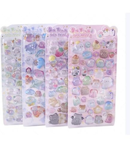 選べる⭐️3Dぷっくりシール ボンボンドロップ 立体うるちゅる ステッカーリフィル 選べる⭐️3Dぷっくりシール ボンボンドロップ 立体うるちゅる
