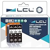 LCL Canon用 BCI-380 BCI-380XL BCI-380XLPGBK 顔料（3パック PGBK） 互換インクカートリッジ 増量 ICチップ残量表示検知機能付き 対応機種：PIXUS TR7530 TS6130 TS6230 TS6330 TS7330 TS7430 TS8130 TS8230 TS8330 TS8430 TR8530 TR8630 TR9530 TR703