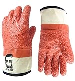 Better Grip Premium Raised Finish Monkey Grip Jersey Glove, Vinyl Coating, Safety Cuff, One Size (1 