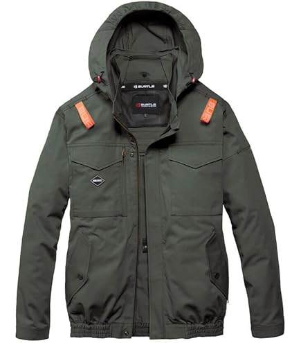 Amazon.co.jp: [BURTLE] [バートル] ファン付き 作業着 エアークラフト