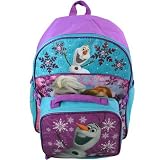 Fast Forward BackPack with Detachable Lunch Bag - Disney Frozen [並行輸入品]