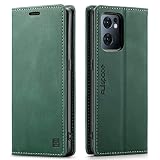 OPPO Reno9 Aケース A201OP CPH2353 Reno7 A手帳型 OPG04 手帳ケース oppo reno7 a手帳型ケース oppo reno7a opg04 スマホケース case RFID スキミング防止 oppo reno9aスマホケース カード収納 マグネット式 スタンド機能 薄型 高質感 (OPPO Reno9 A A201OP CPH2353/Reno7 A OPG04対応 6.4inch) レトログリーン