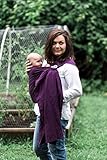 Bibetts Pure Linen 'Plum' Ring Sling Baby Carrier by Bibetts