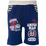 それいけ！アンパンマン ハーフパンツ 3分丈 フェイス柄 Anpanman 夏物 fpo-ta7486-9305 100cm ネイビー