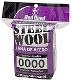 Red Devil 0320 Steel Wool, 0000 Super Fine, 8 Pads [並行輸入品]