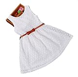 Usstore DRESS ベビー・ガールズ US サイズ: 130-7-8 Year カラー: ホワイト