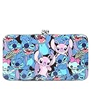 ディズニー 財布 Disney Lilo & Stitch Scrump & Angel Kisslock Hinge Wallet [並行輸入品]