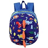 RaiFu リュックサック アンチロスト 安全ハーネス リーシュストラップバッグ 歩行 幼児 赤ん坊 子供のため ネイビーブルー 19インチ