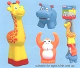 Animal Friends - toys for babies Giraffe Monkey and Hippo by A to Z