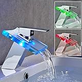 Itian 温度センサー led ライト ウォーター蛇口 光る水流を楽しめる 温度で色が変わる （緑・青・赤）3色変更 簡単付け替え 蛇口タップ キッチン・バス・インテリア 不思議なLED蛇口 電池式