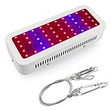 SINJIAlight アップグレード版 LEDグローライトパネル・ フルスペクトル 植物育成ランプ （赤外線・紫外線を含む） 室内栽培、温室水耕栽培ライト、苗木栽培、顕花植物栽培向け (1個)