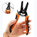 高精度 ワイヤーストリッパー カッタークリンパ 電線 (ストッパー搭載) 安全設計