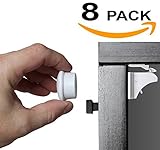 Safety baby magnetic cabinet Locks by GR Group - Easy Install: No Tools or Drilling, Protects Furnit