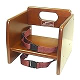Winco CHB-704 Wooden Booster Seat, Walnut