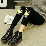 GenericプラスベルベットレギンスレギンスストッキングスタイルタイツソックスレディースガールズLady外側Wear暖かいコットンパンツウエストビッグヤード厚いブラックステップonパンツレギンススト