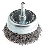 Forney 60005 Cup Brush, Coarse Crimped Wire with 1/4-Inch Shank, 2 1/2-Inch by Forney