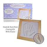 Baby Handprint & Footprint Plaster Casting Kit - Great Gift Set! by Handprint kit
