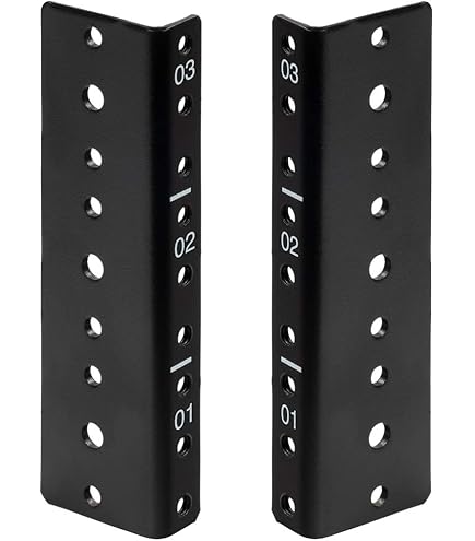 Amazon | NavePoint 4U 垂直ラックレール ペア DIYキット 金具付き