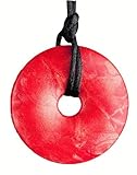 Smart Mom Teething Bling Shimmer Donut Teething Necklace (Red Shimmer) by Smart Mom Jewelry [並行輸入品]