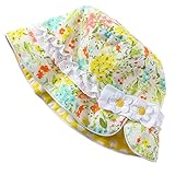 (ビグッド)Bigood かわいい 子供 帽子 サファリハット 女の子 男の子 赤ちゃん コットンキャップ キッズ サンバイザー カジュアル 保育園 日よけ 日焼け止め 花柄（カラフル・52cm）