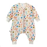 Juleyaing 子供夏服 ベビー寝袋 新生児パジャマ ベビー用品 通気性抜群 子供