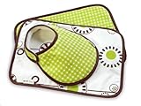 Olli & Lime George Bib and Burp Set by Olli & Lime