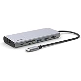 Belkin 7 in 1 USB-C 2.5Gbps イーサネットハブ USB-C PD 100W 4K HDMI SDカード iPad/iPad Pro/iPad mini/MacBook/M1M2 MacBook Pro/M1M2 MacBoo