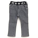 ダディオダディ Daddy Oh Daddy 千鳥格子 ストレッチ デニムレギンス (95cm)