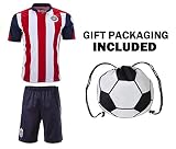 ファンKitbag Chivas c.d. Club Deportivo Guadalajaraユースサッカージャージー&ショーツキッズプレミアムギフトKitbag ✮ボーナスギフトサッカーバックパッ