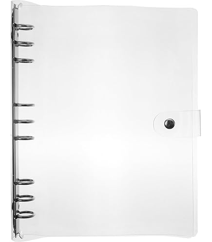 Amazon.co.jp: Operitacx 9リングクリアバインダーカバー B5バインダー